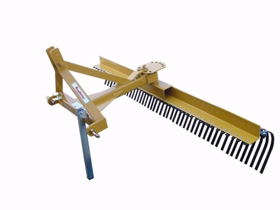 7 Ft Yard Rake Square Tubing