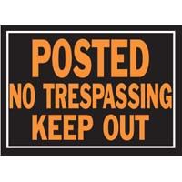 No Tresp/ Keep Out Sign