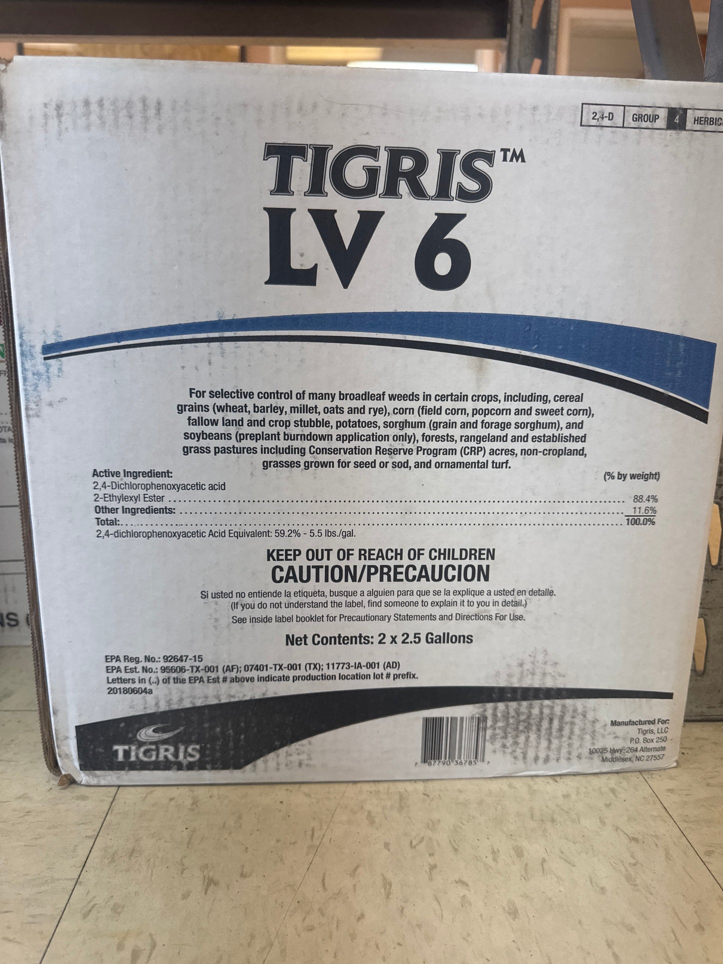 Tigris LV6 5 gals.