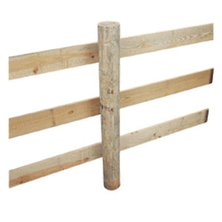 8 ft. x 6 in. Treated Wood Fence Post