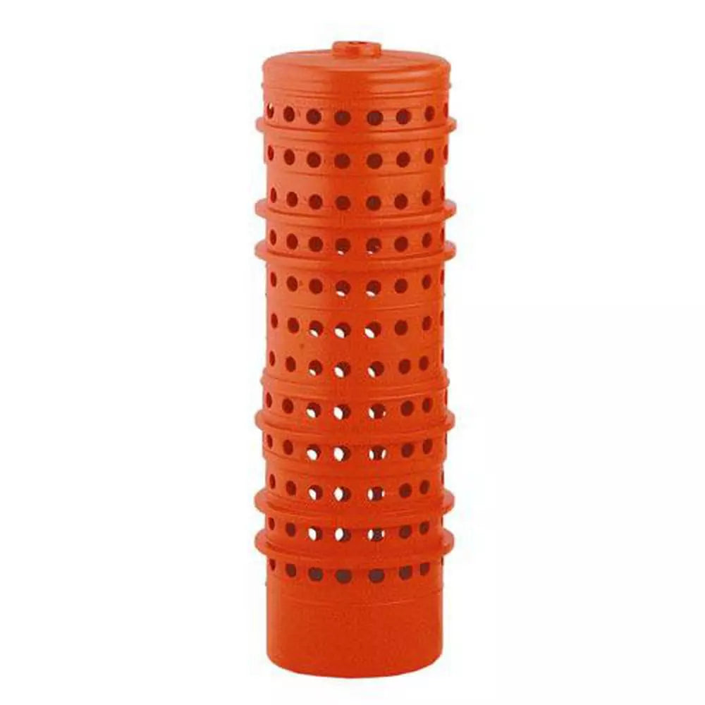 ADS 6 in HDPE Intake End with Cap - Top in Orange