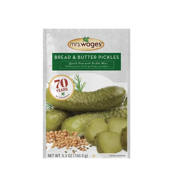 Mrs. Wages Bread & Butter Pickle Mix