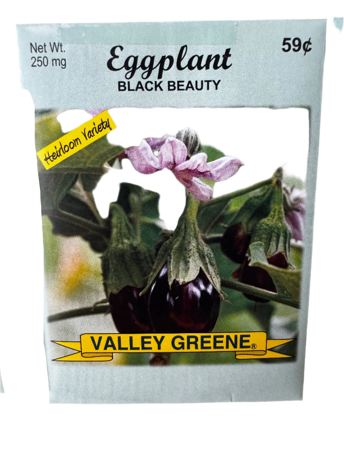 Eggplant - Black Beauty Seed Packet