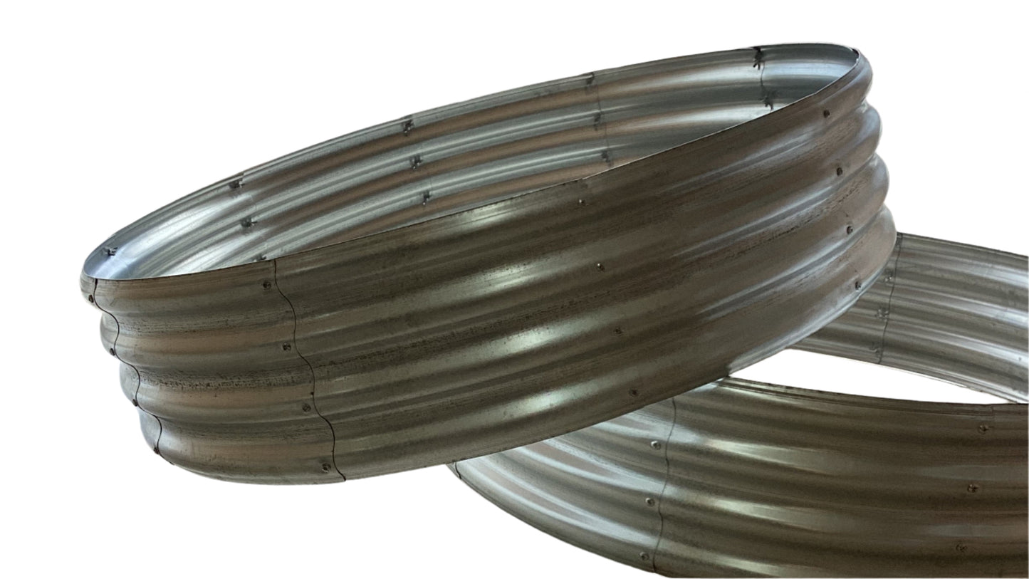 48in Galvanized Fire Pit Ring