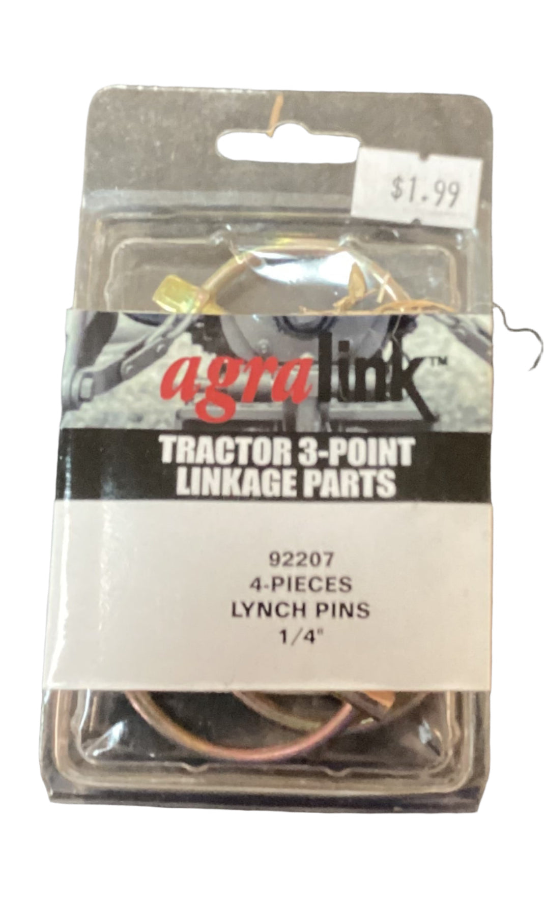 Tractor 3-point Linkage Part 1/4” Lynch Pins