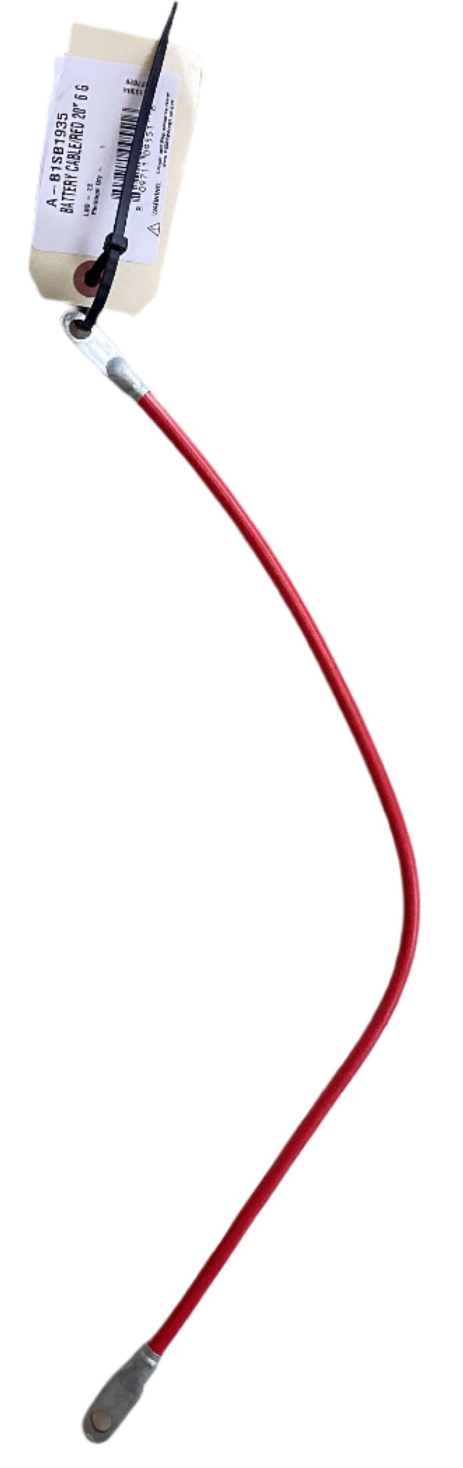 Battery Cable/Red 20" 6 G