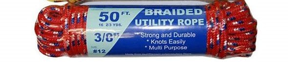 3/8x 50ft Braided Rope