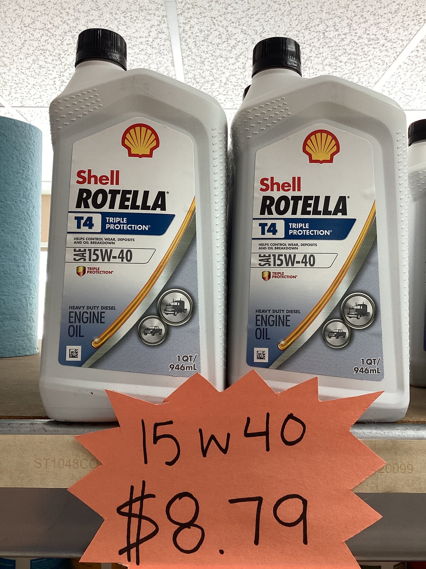 15w40 Shell Rotella