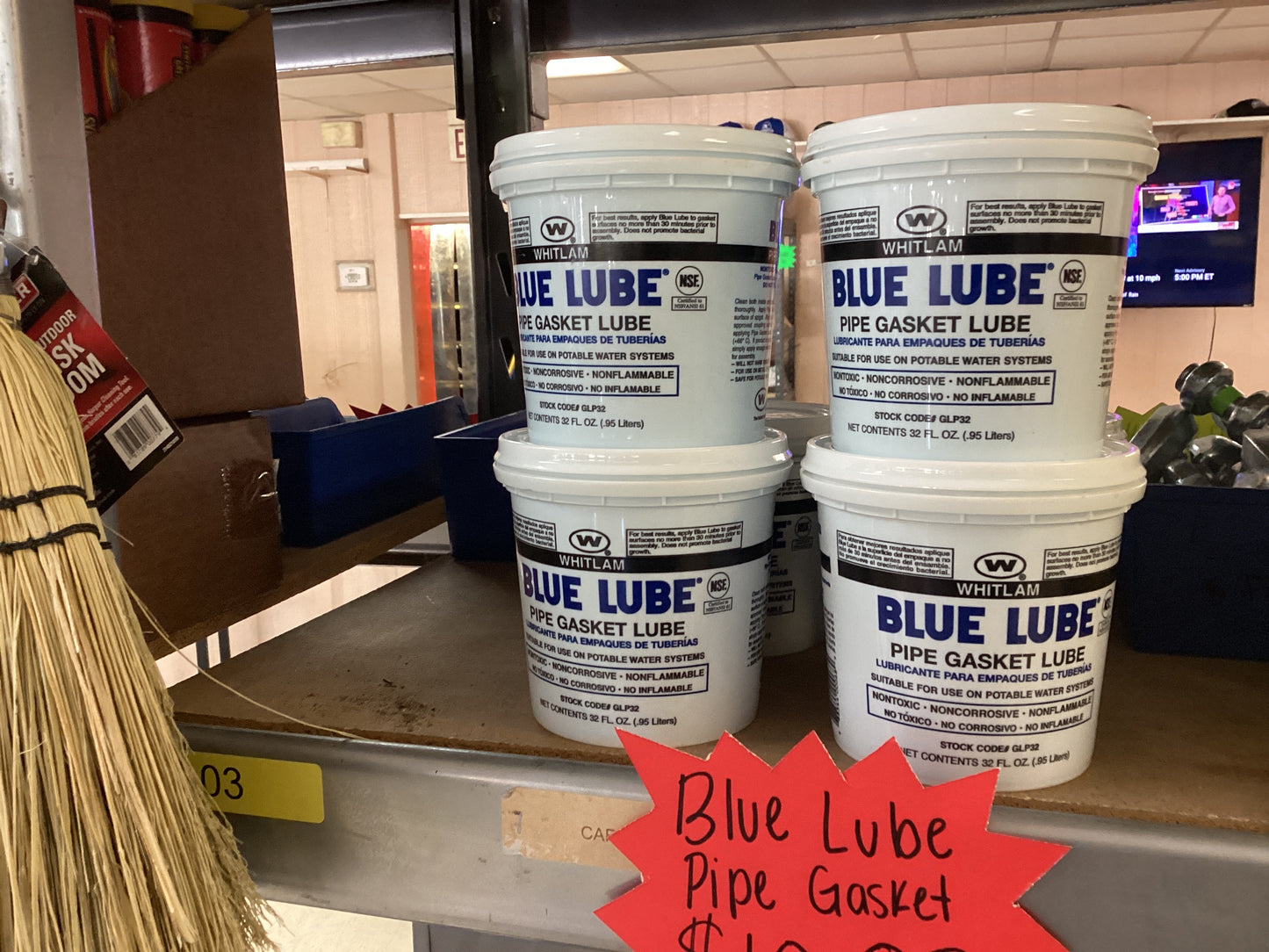 Blue Lube Pipe Gasket