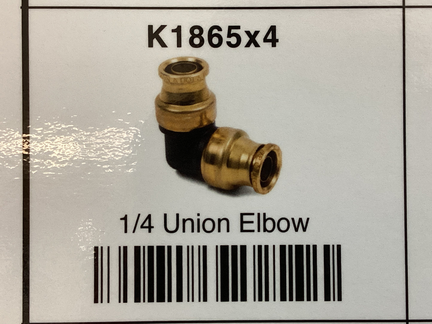 1/4 union elbow