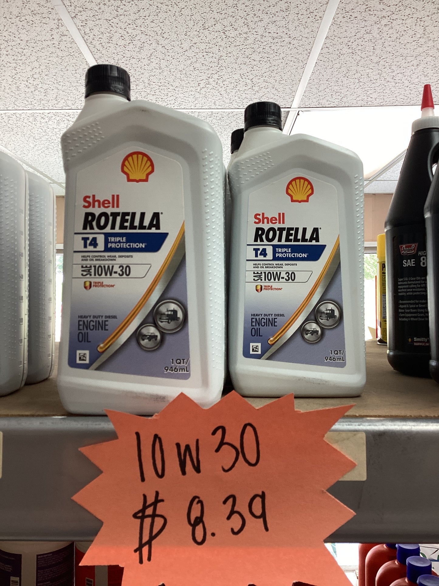 10w30 Shell Rotella