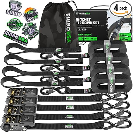 Retractable Ratchet Straps