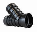 4-in x 4-in 45 -Degree Corrugated Wye Fittings