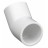 1" PVC 45 Elbow SCH40