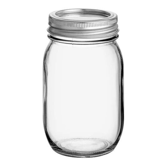 16 oz. Canning/Mason jars with Regular Mouth Lids