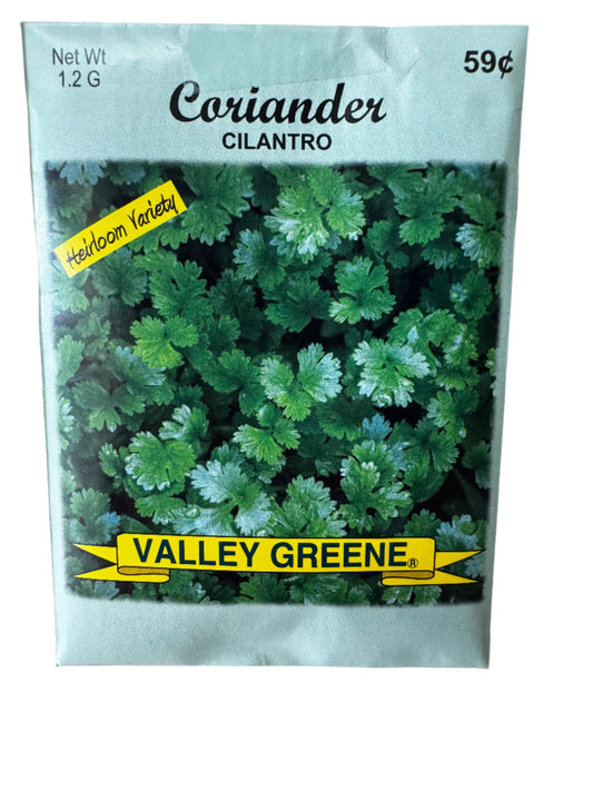 Coriander- Cilantro Seed Packet