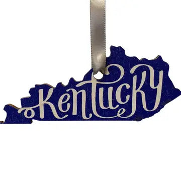 KY Script Blue Ornament