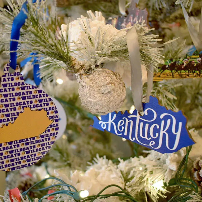 KY Script Blue Ornament