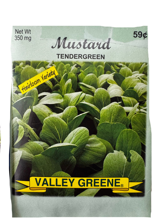 Mustard - Tendergreen Seed Packet