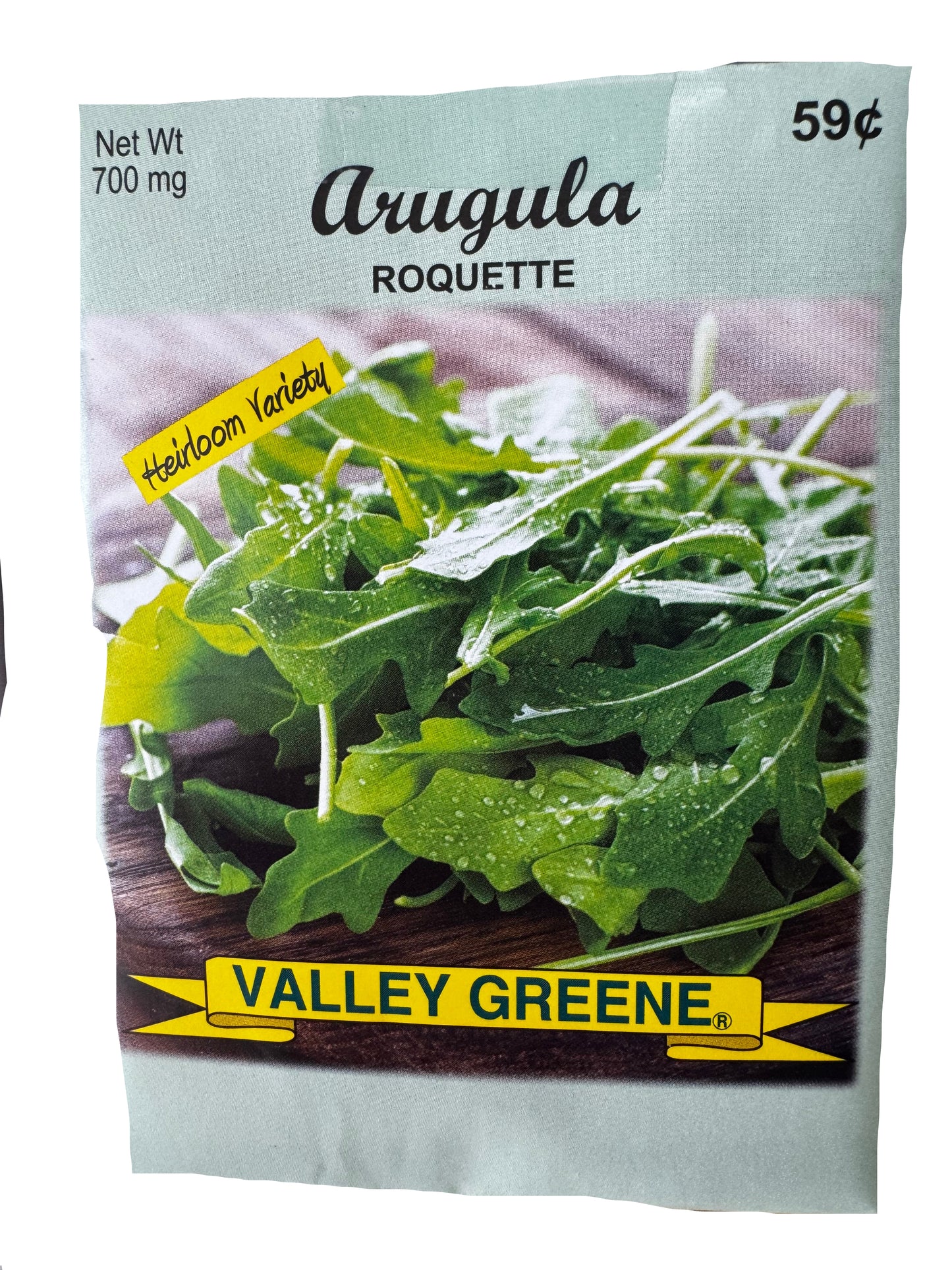 Arugula - Roquette Seed Packet
