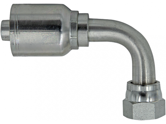 6163V (06U-668) * HOSE END 3/4 FEMALE JIC 90 FOR 3/8 THIN