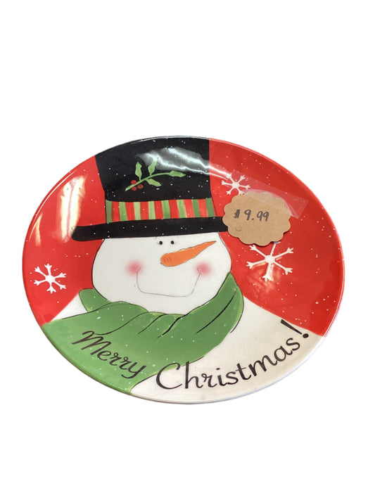 Snowman Plate