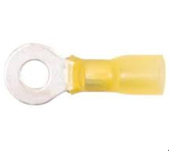 12-10 gauge 12-1/4 ring (PC-930-14) heat shrink terminal