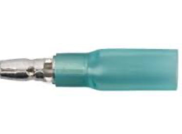 16-14 gauge .157 male snap plug (PB-989) heat shrink terminal