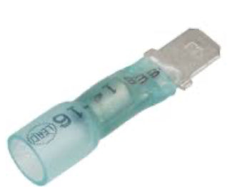 16-14 gauge 1/4 male INS Q-S (PBB-9262) heat shrink terminal