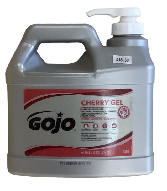 Gojo Cherry Gel Pumice Hand Cleaner 64 fl oz.