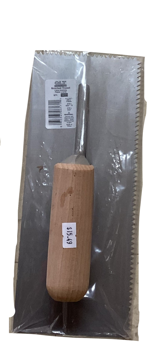 Notched Trowel