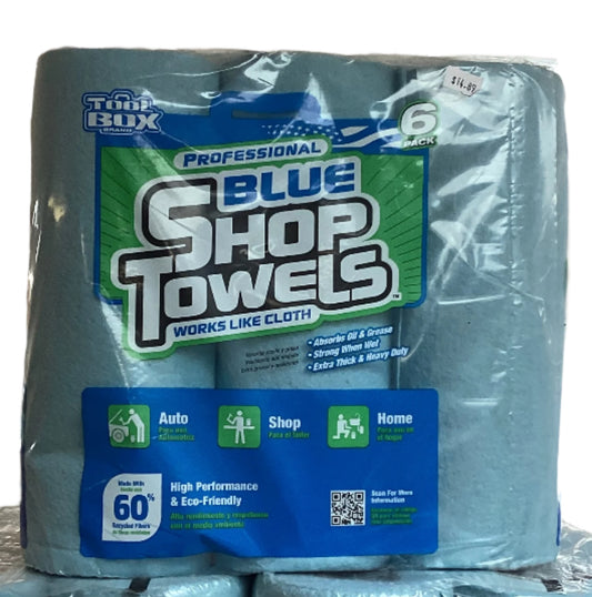 Professional Blue Shop Towels