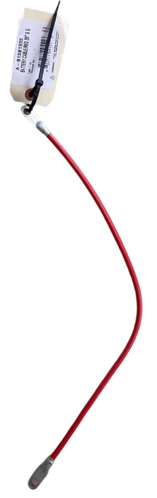 Battery Cable/Red 20" 6 G