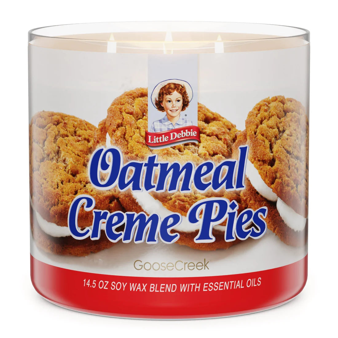 Oatmeal Crème Pies Little Debbie 3 Wick Candle