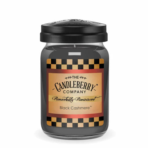 Black Cashmere Large Jar Candle