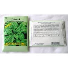 Spinach Bloomsdale Longstanding Seed Packet