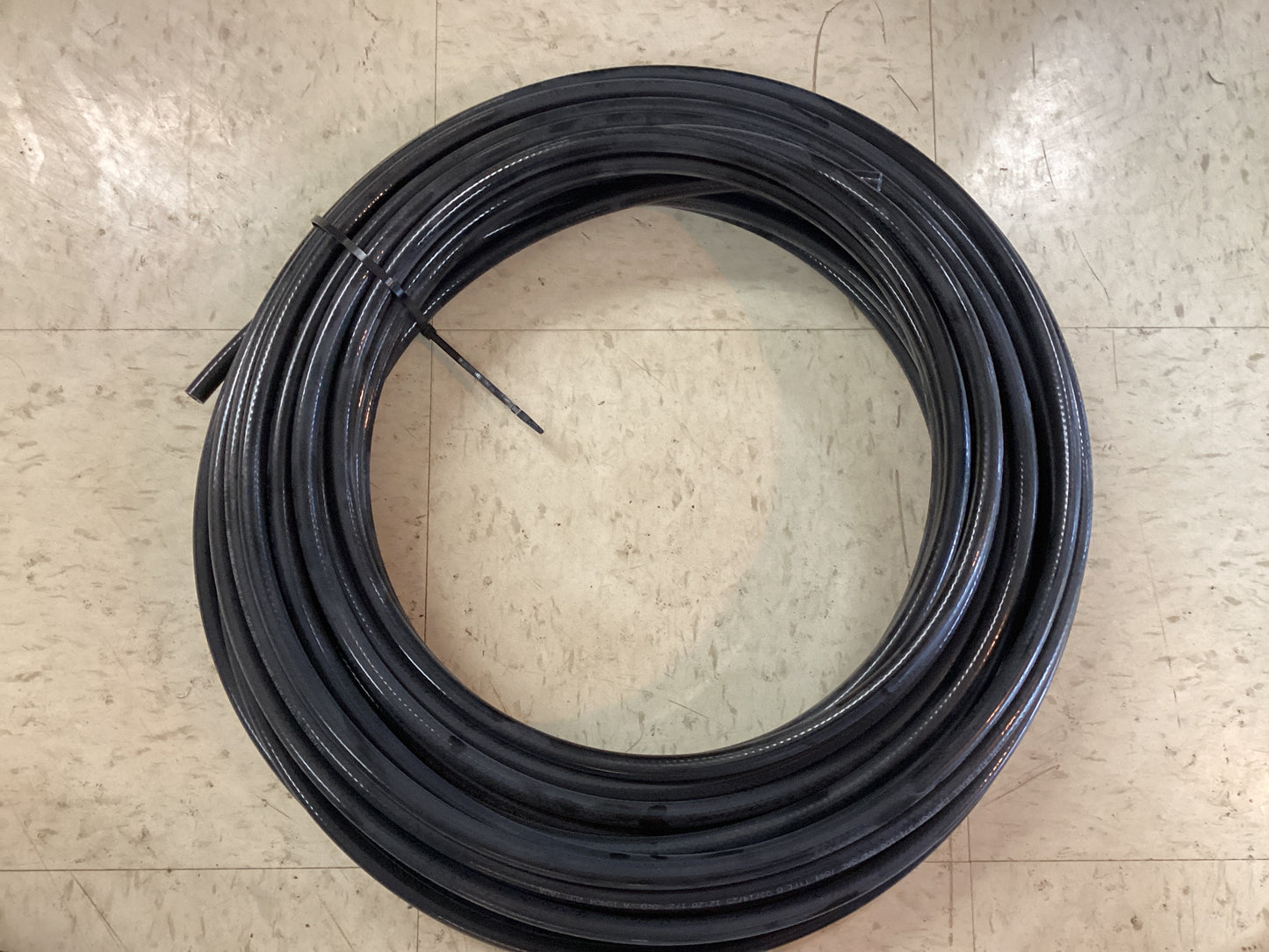 1/2 ab tubing black by the foot