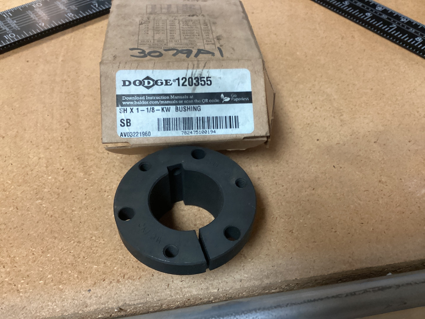 Dodge sh x 1 - 1/8 bushing
