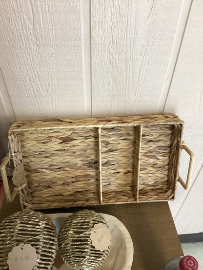 Wicker Organizer Basket
