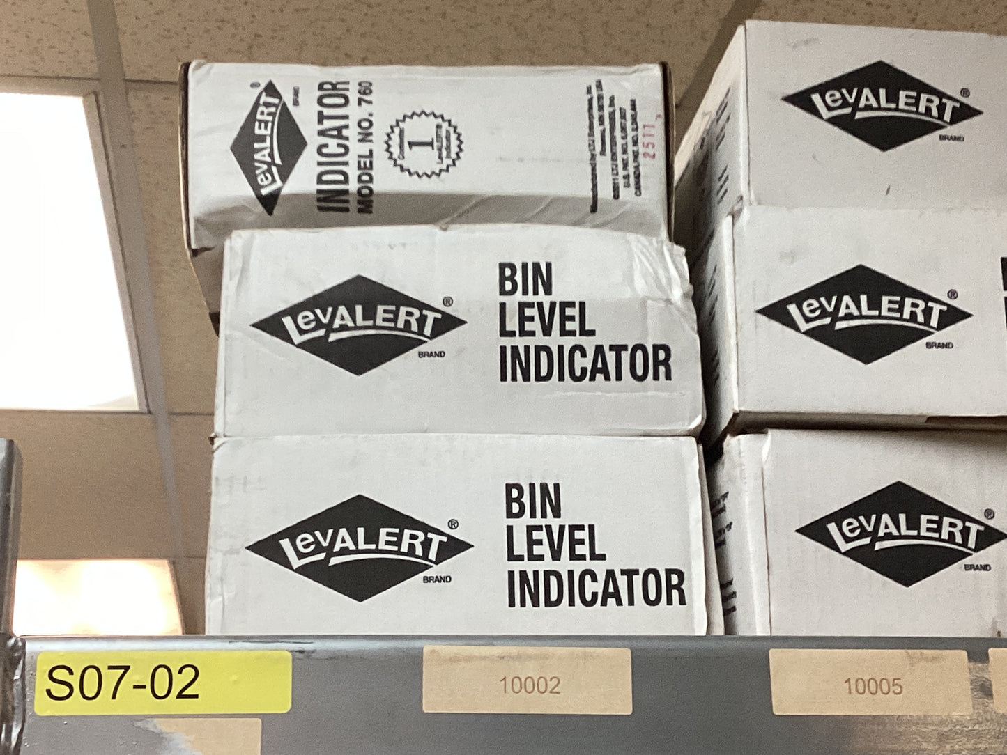 Bin level indicator  lev alert