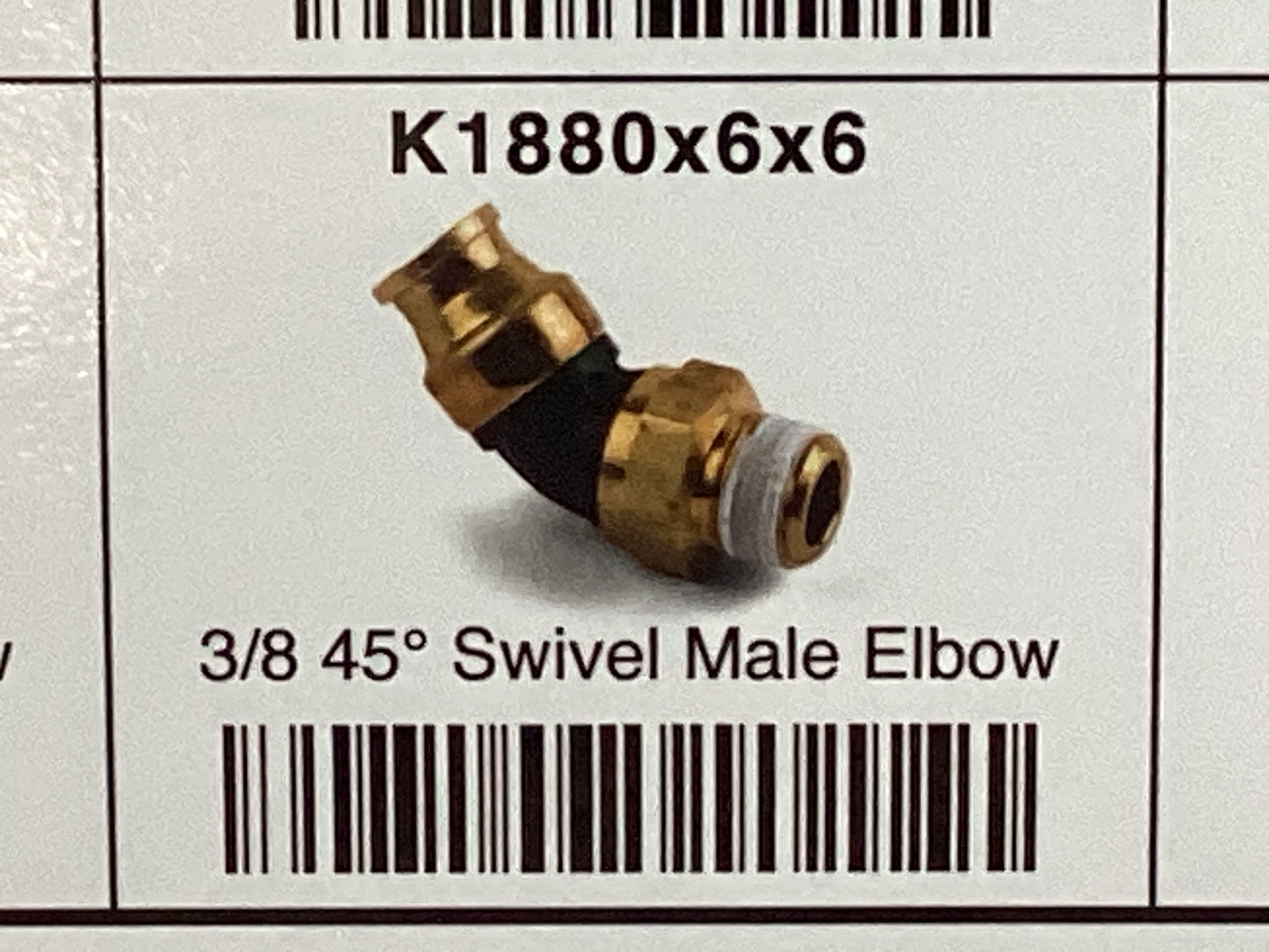 3/8 45 swivel male elbow 3/8