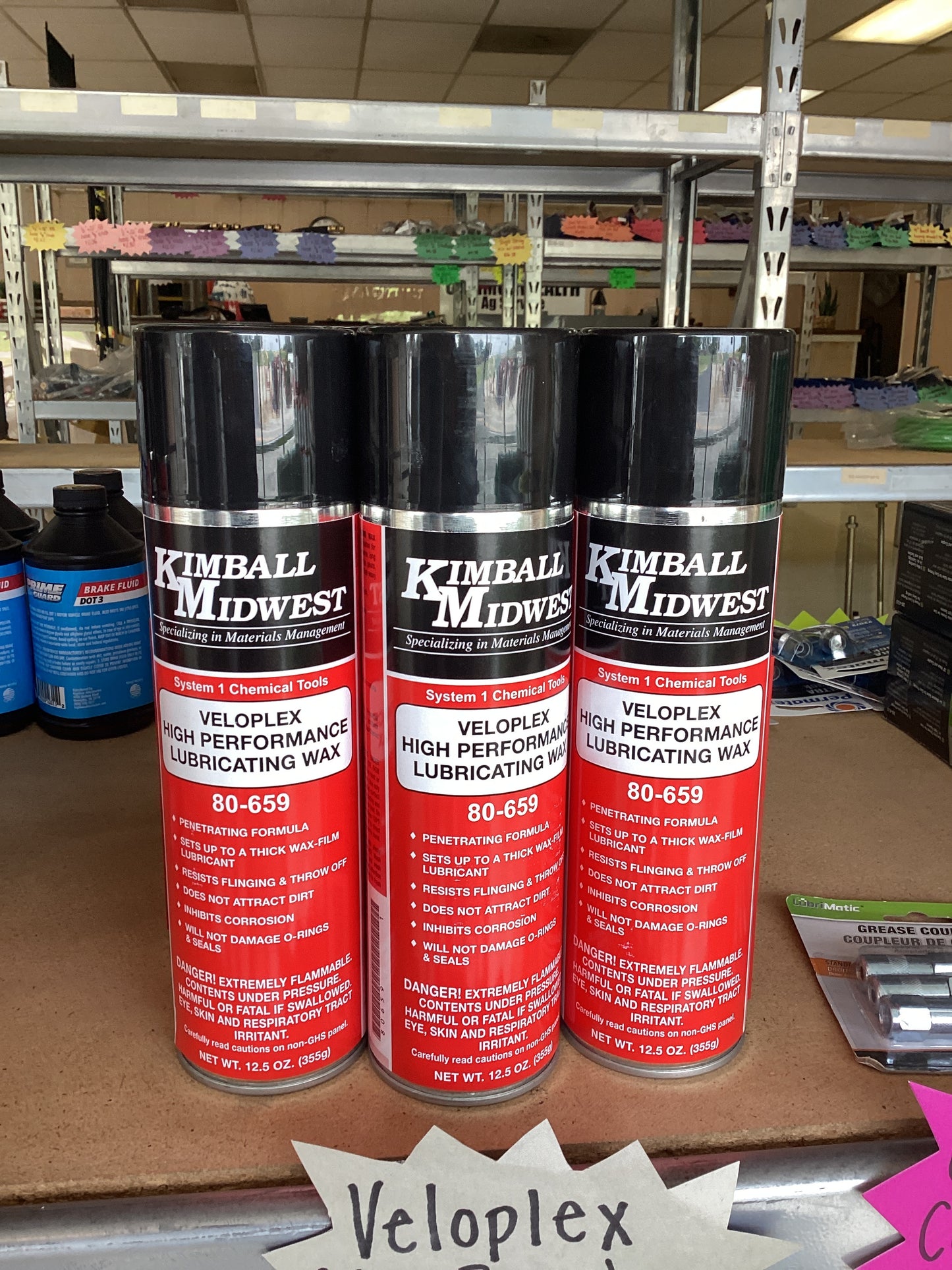 Kimball Midwest lubricating wax