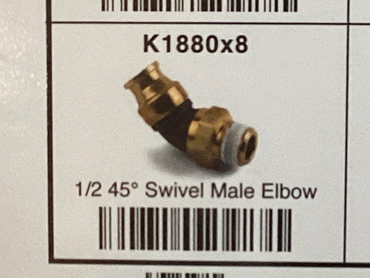 1/2 45 swivel male elbow 3/8
