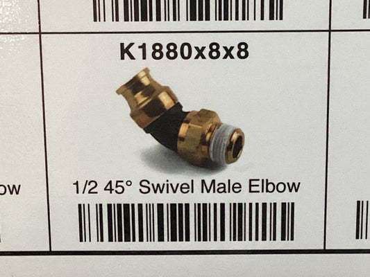 1/2 45 swivel male elbow 1/2