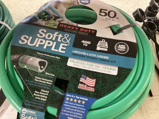 50ft water hose soft and supple