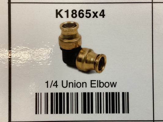 1/4 union elbow