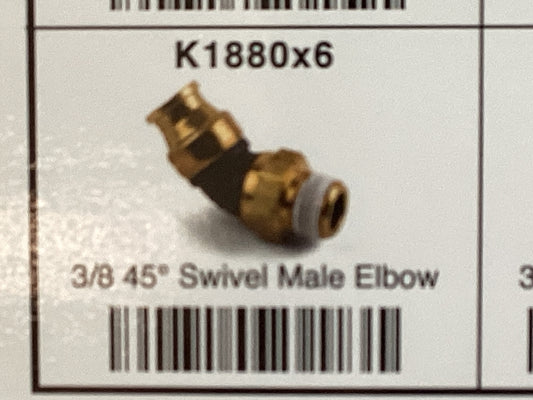 3/8 45 swivel male elbow 1/4