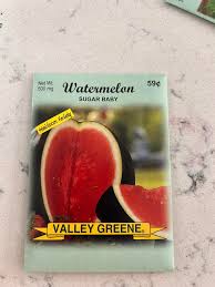 Watermelon Sugar Baby Seed Packet