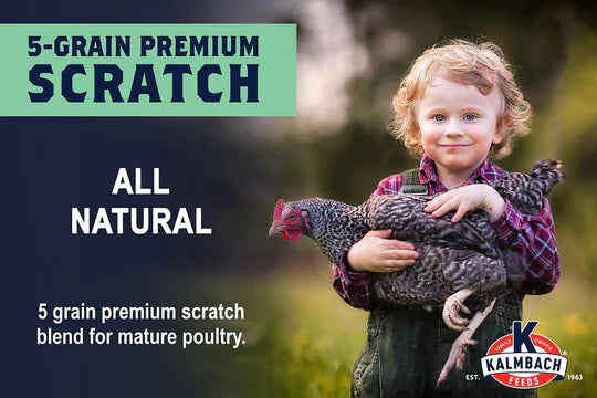 All Natural 5 - Grain Premium Scratch Grain For Chickens