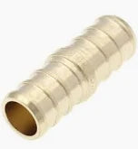 1/2" Pex Coupling Brass